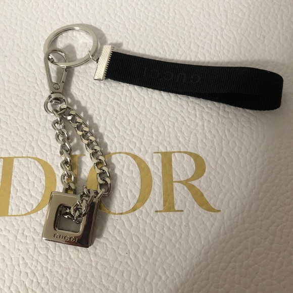 Authentic up-cycled Gucci keychain/Bagcharm - Picture 1 of 5